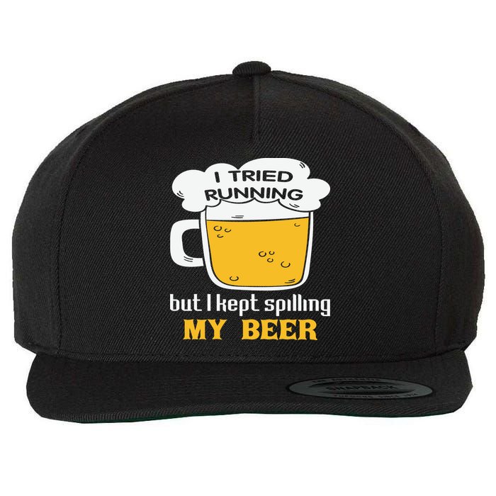 St Patrick's Day Drinking Wool Snapback Cap
