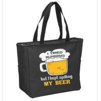 St Patrick's Day Drinking Zip Tote Bag