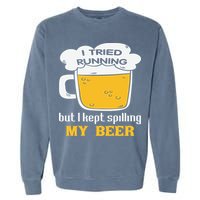 St Patrick's Day Drinking Garment-Dyed Sweatshirt