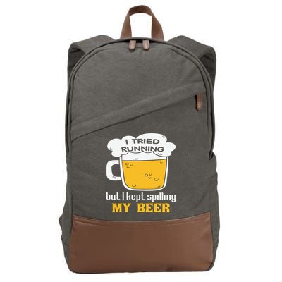 St Patrick's Day Drinking Cotton Canvas Backpack
