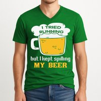 St Patrick's Day Drinking V-Neck T-Shirt