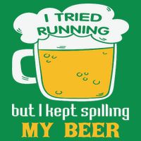 St Patrick's Day Drinking Button