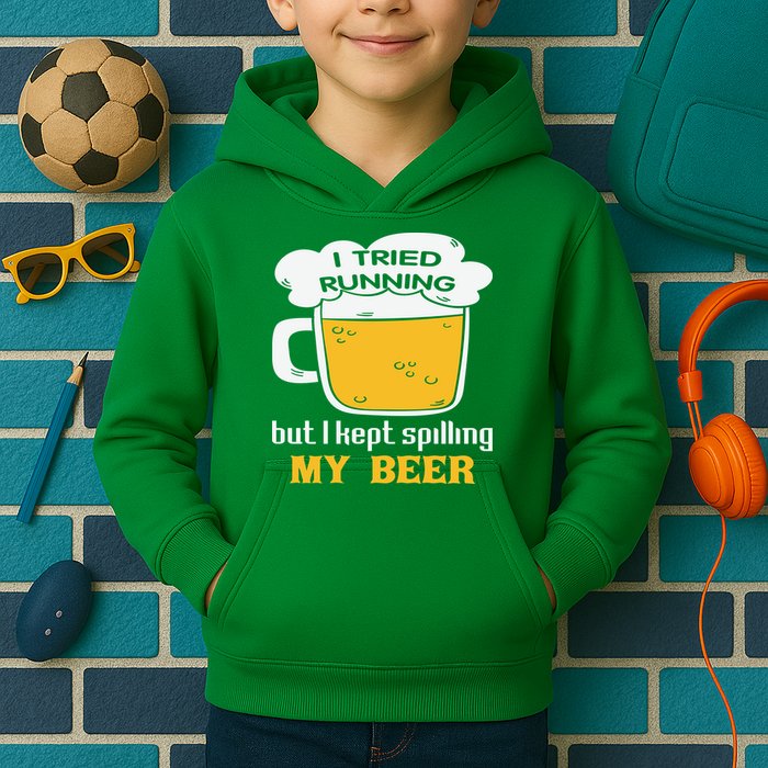 St Patrick's Day Drinking Kids Hoodie