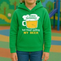 St Patrick's Day Drinking Kids Hoodie
