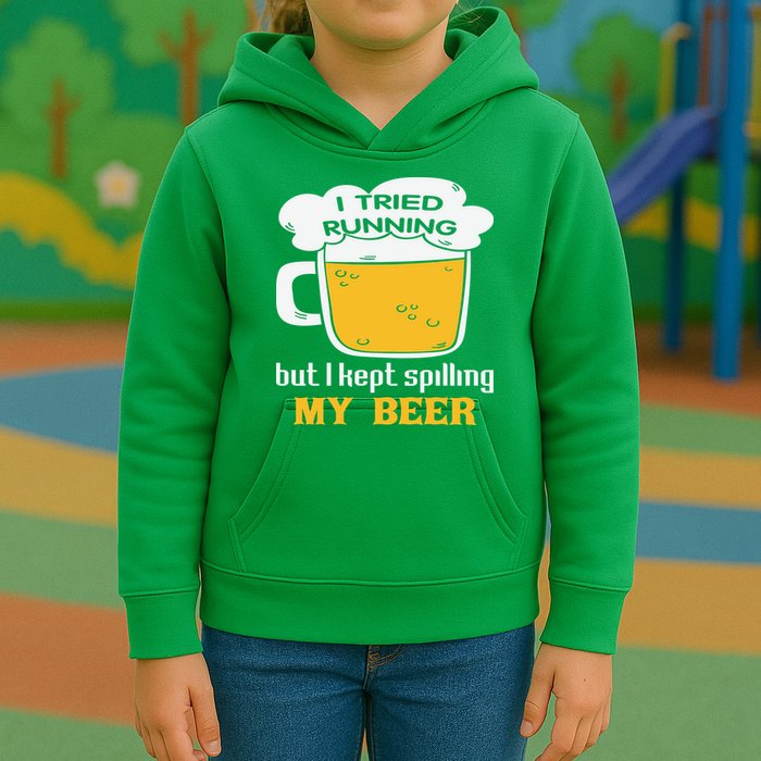 St Patrick's Day Drinking Kids Hoodie