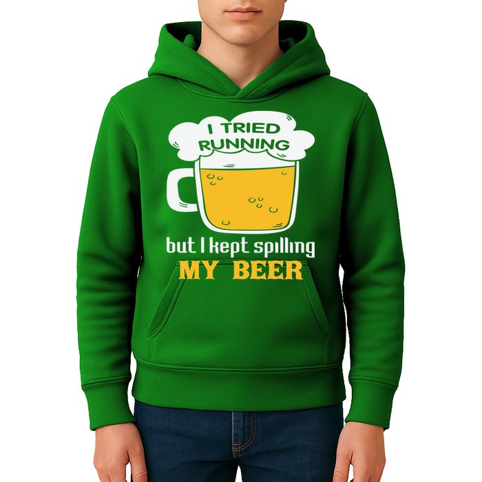 St Patrick's Day Drinking Kids Hoodie