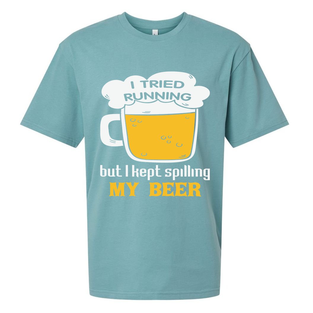 St Patrick's Day Drinking Sueded Cloud Jersey T-Shirt