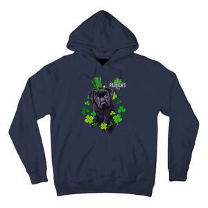 St Patrick's Day Irish Saint Patrick Shamrock Labrador Puppy Tall Hoodie