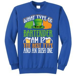 St Patrick's Day Bartender Irish Shamrock Leprechaun Hat Great Gift Sweatshirt