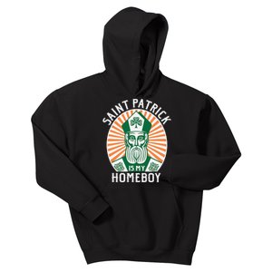 St. Patrick's Day Saint Patrick Is My Homeboy Kids Hoodie