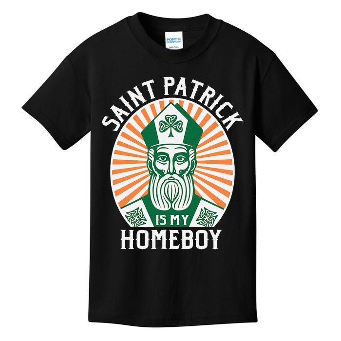 St. Patrick's Day Saint Patrick Is My Homeboy Kids T-Shirt