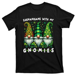 St Patricks Day Women Shenanigans With My Gnomies T-Shirt