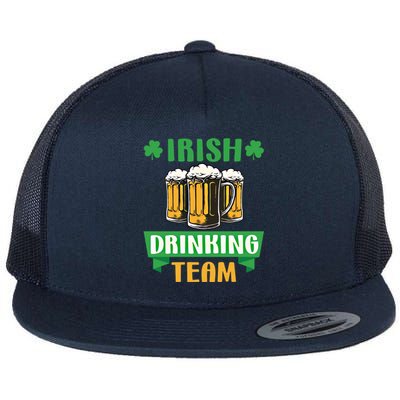 St Patrick Day Irish Ing Team Funny Beer Lover Gift Flat Bill Trucker Hat