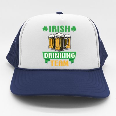 St Patrick Day Irish Ing Team Funny Beer Lover Gift Trucker Hat