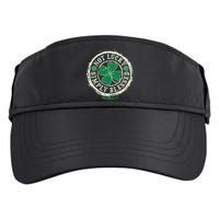 St. Patrick's Day Not Lucky Simply Blessed Romans 4 78 Adult Drive Performance Visor