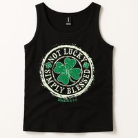St. Patrick's Day Not Lucky Simply Blessed Romans 4 78 Tank Top