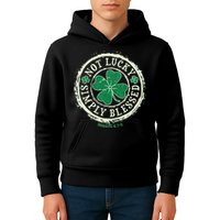 St. Patrick's Day Not Lucky Simply Blessed Romans 4 78 Kids Hoodie
