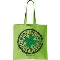 St. Patrick's Day Not Lucky Simply Blessed Romans 4 78 Bag