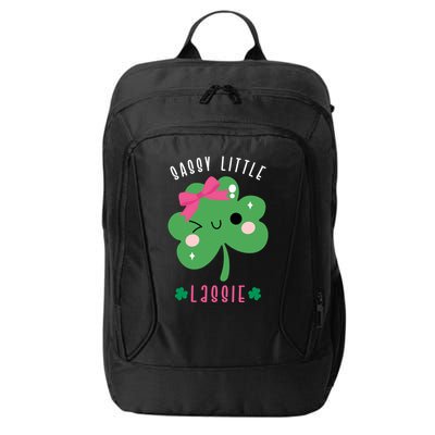 St Patricks Day Sassy Little Lassie Cute Funny City Backpack