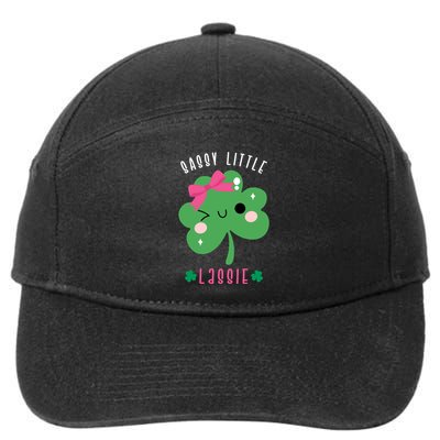 St Patricks Day Sassy Little Lassie Cute Funny 7-Panel Snapback Hat