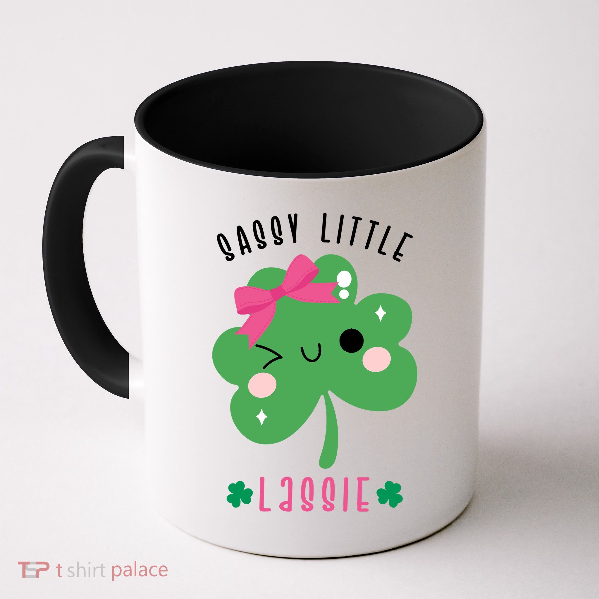 St Patricks Day Sassy Little Lassie Cute Funny Mug