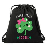 St Patricks Day Sassy Little Lassie Cute Funny Drawstring Bag