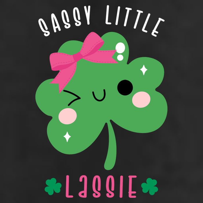St Patricks Day Sassy Little Lassie Cute Funny 25L Jumbo Tote