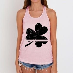 St Patrick's Day Sport Gift Women's Knotted Racerback Tank