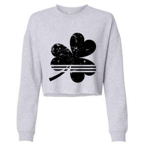 St Patrick's Day Sport Gift Cropped Pullover Crew