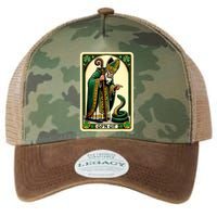 St Patricks Day Tarot Card GoN Git Funny St Patrick Legacy Tie Dye Trucker Hat