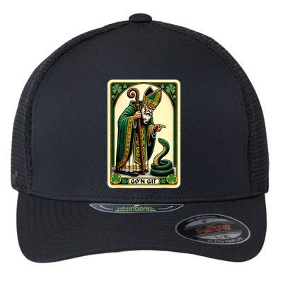 St Patricks Day Tarot Card GoN Git Funny St Patrick Flexfit Unipanel Trucker Cap
