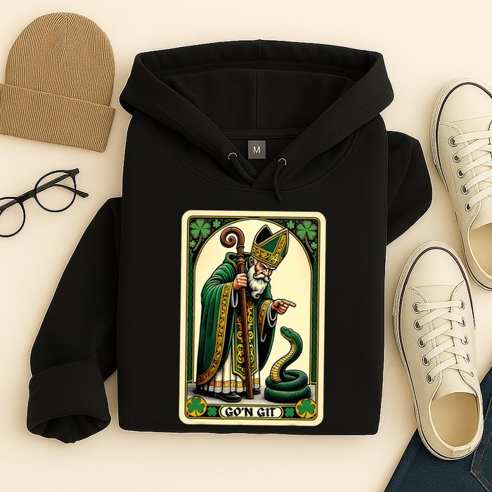 St Patricks Day Tarot Card GoN Git Funny St Patrick Hoodie
