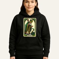 St Patricks Day Tarot Card GoN Git Funny St Patrick Hoodie