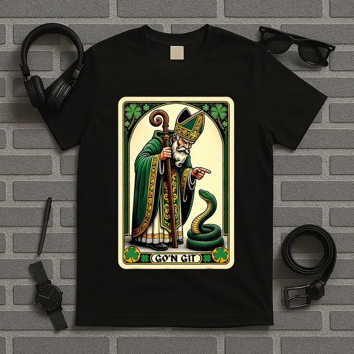St Patricks Day Tarot Card GoN Git Funny St Patrick T-Shirt
