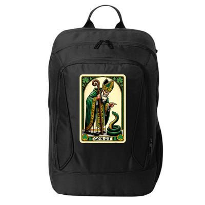 St Patricks Day Tarot Card GoN Git Funny St Patrick City Backpack