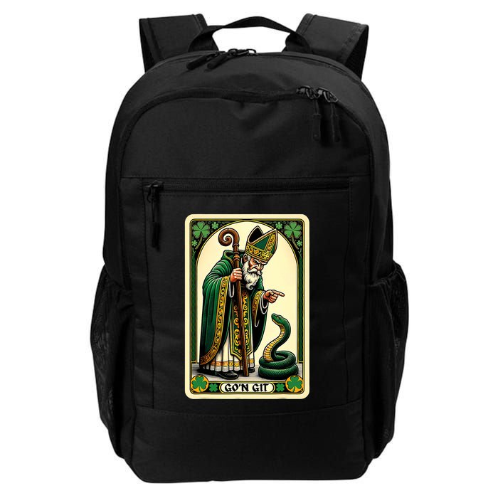 St Patricks Day Tarot Card GoN Git Funny St Patrick Backpack