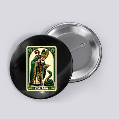 St Patricks Day Tarot Card GoN Git Funny St Patrick Button