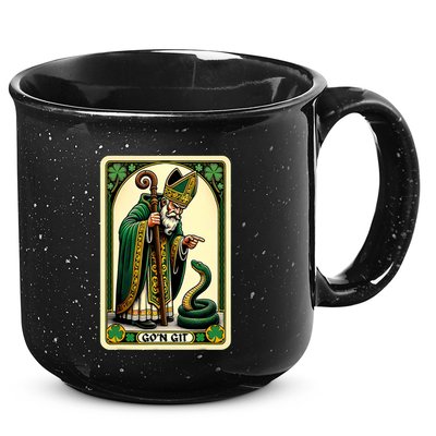 St Patricks Day Tarot Card GoN Git Funny St Patrick 15oz Campfire Ceramic Mug
