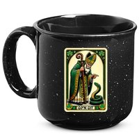 St Patricks Day Tarot Card GoN Git Funny St Patrick 15oz Campfire Ceramic Mug