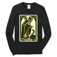 St Patricks Day Tarot Card GoN Git Funny St Patrick Tall Long Sleeve T-Shirt