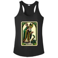 St Patricks Day Tarot Card GoN Git Funny St Patrick Ladies PosiCharge Competitor Racerback Tank