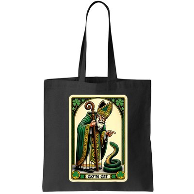 St Patricks Day Tarot Card GoN Git Funny St Patrick Bag