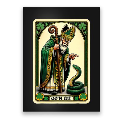 St Patricks Day Tarot Card GoN Git Funny St Patrick Poster