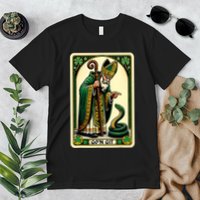 St Patricks Day Tarot Card GoN Git Funny St Patrick Premium T-Shirt