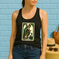 St Patricks Day Tarot Card GoN Git Funny St Patrick Womens Tank Top