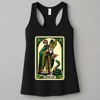 St Patricks Day Tarot Card GoN Git Funny St Patrick Womens Tank Top