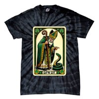 St Patricks Day Tarot Card GoN Git Funny St Patrick Tie-Dye T-Shirt