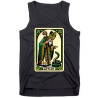 St Patricks Day Tarot Card GoN Git Funny St Patrick Tank Top