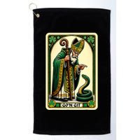 St Patricks Day Tarot Card GoN Git Funny St Patrick Golf Towel