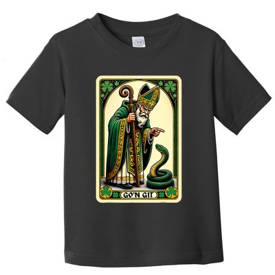 St Patricks Day Tarot Card GoN Git Funny St Patrick Toddler T-Shirt